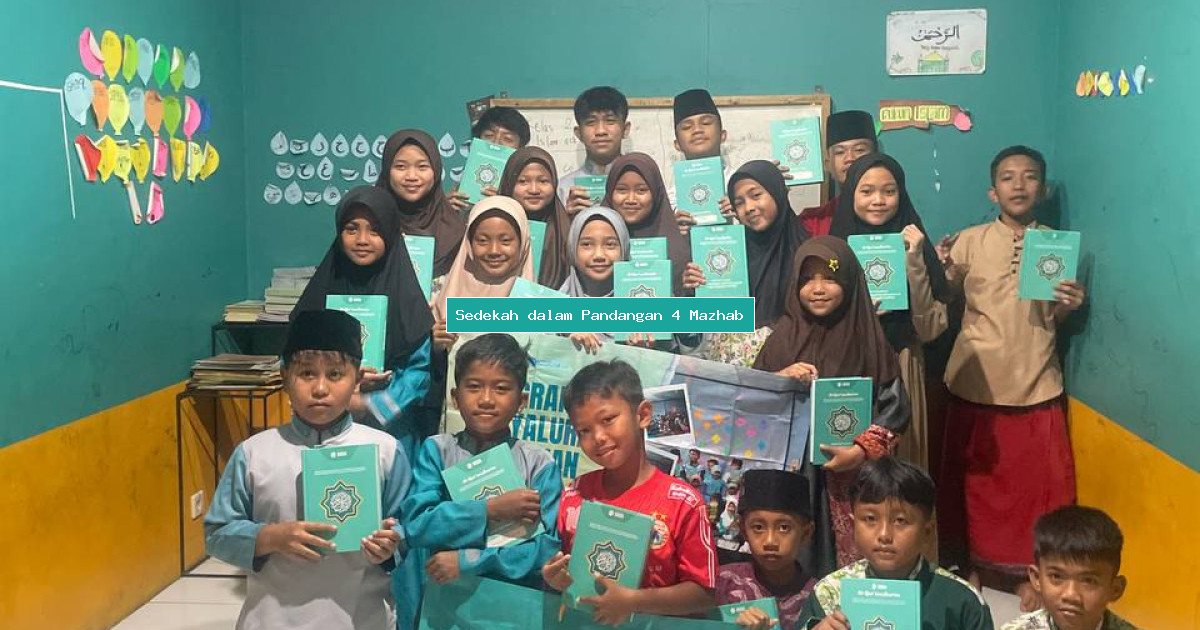 Sedekah dalam Pandangan 4 Mazhab